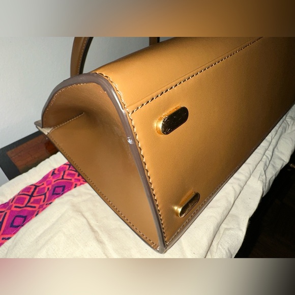 Rare Tory Burch Lee Radziwill Bag Large in Moose (Brown) - Picture 12 of 16